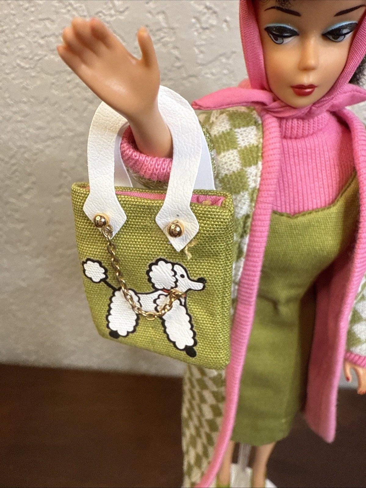 Barbie Poodle Parade Outfit, Shoes And Accessories Only No Doll Included