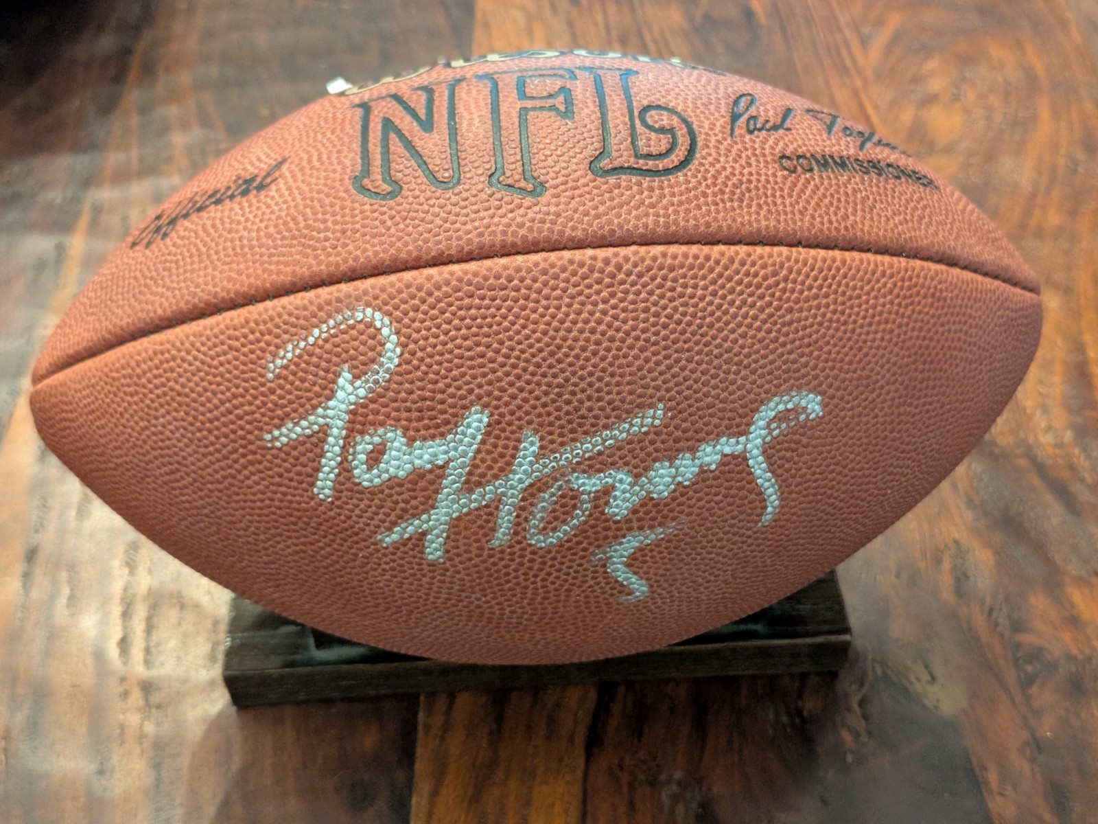 Paul Hornung Signed Official Football JSA - New Bladder And Laces 