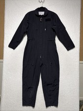 Vintage U.S. Military Issue Flight Suit Intermediate Utility Coveralls Sz Medium