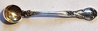 GORHAM CHANTILLY STERLING SILVER SALT SPOON GOLD WASH BOWL