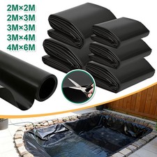 Lámina de estanque HDPE 2x 2m 3x3m 2x3m 3x4m 4x6m lámina para estanque de jardín 0.2mm/0.5mm