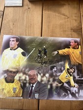England Peter Shilton Signed Montage
