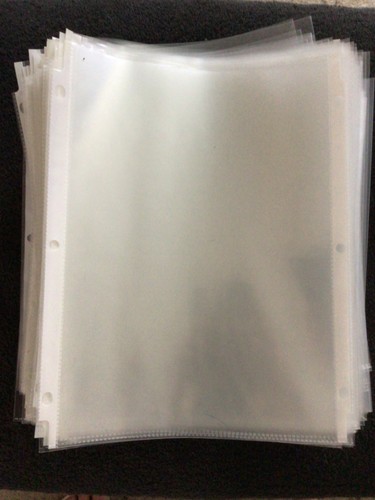 250+ AVERY LIGHTLY USED Heavy Duty Sheet Protectors, Holds 8.5 x 11 inch Sheets