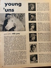 Billy Gray, Full Page Vintage Clipping, aa
