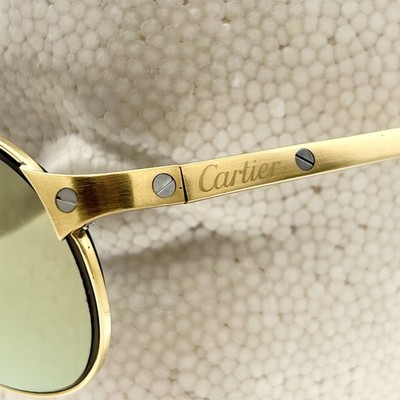Cartier Vendome Santos 58-16-130 Sunglasses Double Bridge Vintage