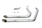 Factory Sample Wyatt Gatling Exhaust Drag Pipe Set Side for Harley-Davidson