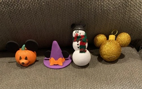 4 Disney Antenna Toppers Halloween Christmas