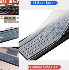 Keyboard Cover Skin Desktop PC 104 107 Keys Silicone Clear Dustproof Washable