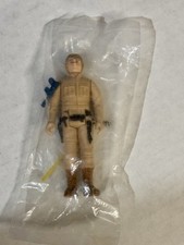 Star Wars Vintage Luke Skywalker Bespin Fatigues Brown Hair In Kenner Baggie