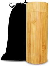 70lbs Medium Bamboo Scattering Urn Tube for Human Ashes, 9   X3.6    ECO 