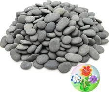 300PCS Tiny Painting Rocks,  DIY Pebble Flat & Smooth Rocks for Arts, Crafts, De