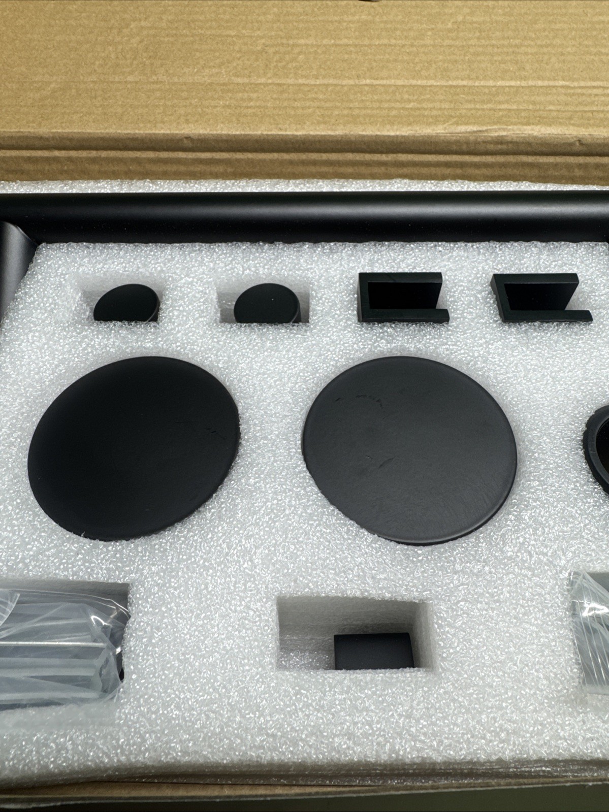 Glass Warehouse Sliding Shower Door Kit Matte Black GW-SLD-HWP-MB