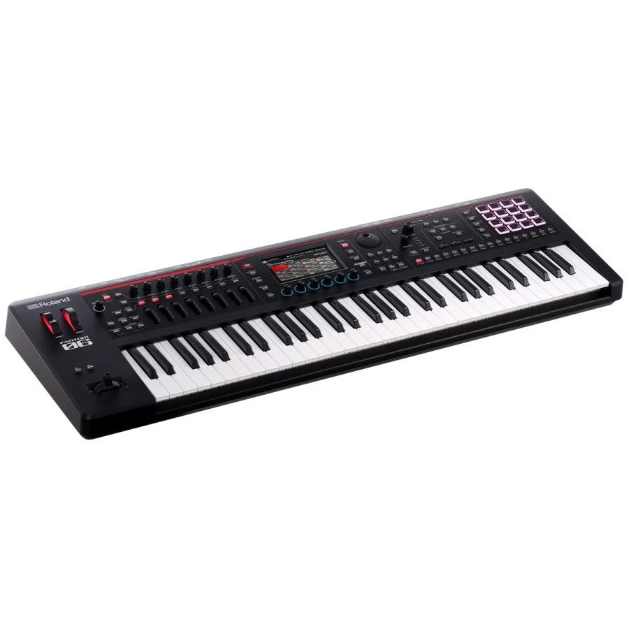 Roland Fantom-06 61-Key SuperNATURAL Synthesizer Keyboard Fantom06 Black - Image 3 of 4