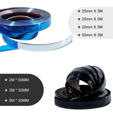 Universal Chromeblack Car Door Body Bumper Strip Exterior Molding Trim