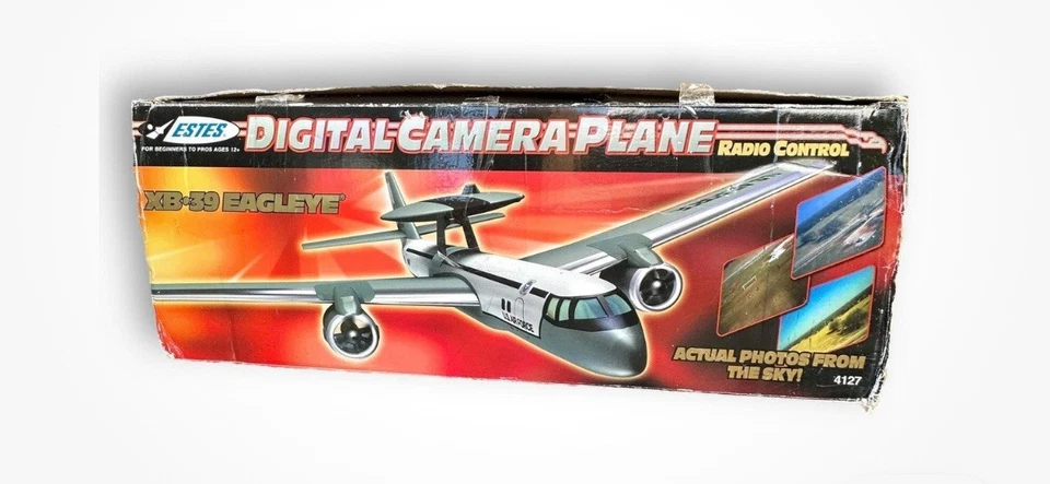 ESTES XB-39 EAGLEYE R/C CONTROL REMOTO AVIÓN CÁMARA AVIÓN Foto 2 de 4