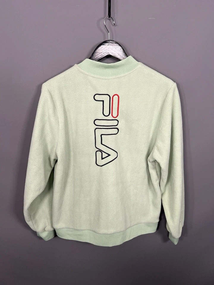 Chaqueta polar FILA FULL ZIP - Grande - Verde - Excelente estado - Para mujer Foto 4 de 4