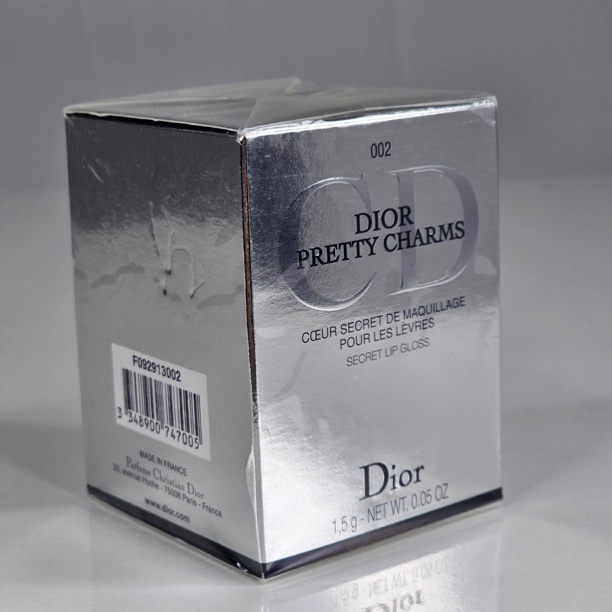 Dior Pretty Charms 002 Pink Enchantment Lip Gloss JEWEL Crystal