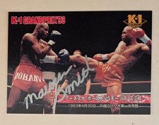 1997 K-1 GRANDPRIX '93 MAURICE SMITH AUTOGRAPH CARD  UFC HOF