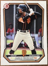 Prospect Bowman 2026 Josuar Gonzalez BP-56 San Francisco Giants MLB