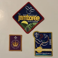 Scouting 21st Jamboree 2007 ~ One World One Promise 2007 ~ Queen’s Jubilee Patch
