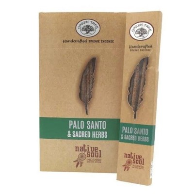 Räucherstäbchen Green Tree Native Soul Smudge ''Palo Santo & Sacred Herbs'' 15gr.