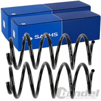 2X Sachs Fahrwerksfedern Satz Vorne Passend FÜR Skoda Yeti VW Golf Touran