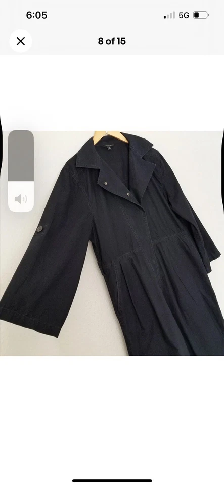 Mono a Presión Banana Republic Finley Algodón Popelina Con Cinturón M Usado en Excelente Condición Foto 4 de 4