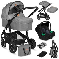 Poussette 3 en 1 Combiné Buggy + Baignoire Bébé + Nacelle LIONELO®