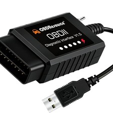 Elm 327 Foscan Obd2 Usb Adapter For Ford Code Reader Tool Lincoln Mercury Mazda