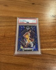 Max Christie 2022-23 Panini Mosaic Fast Break Blue Disco Prizm /85 Rookie PSA 10