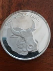 Bull & Bear - 1oz  Fine Silver Proof, Silver Round, Coin -  1980s