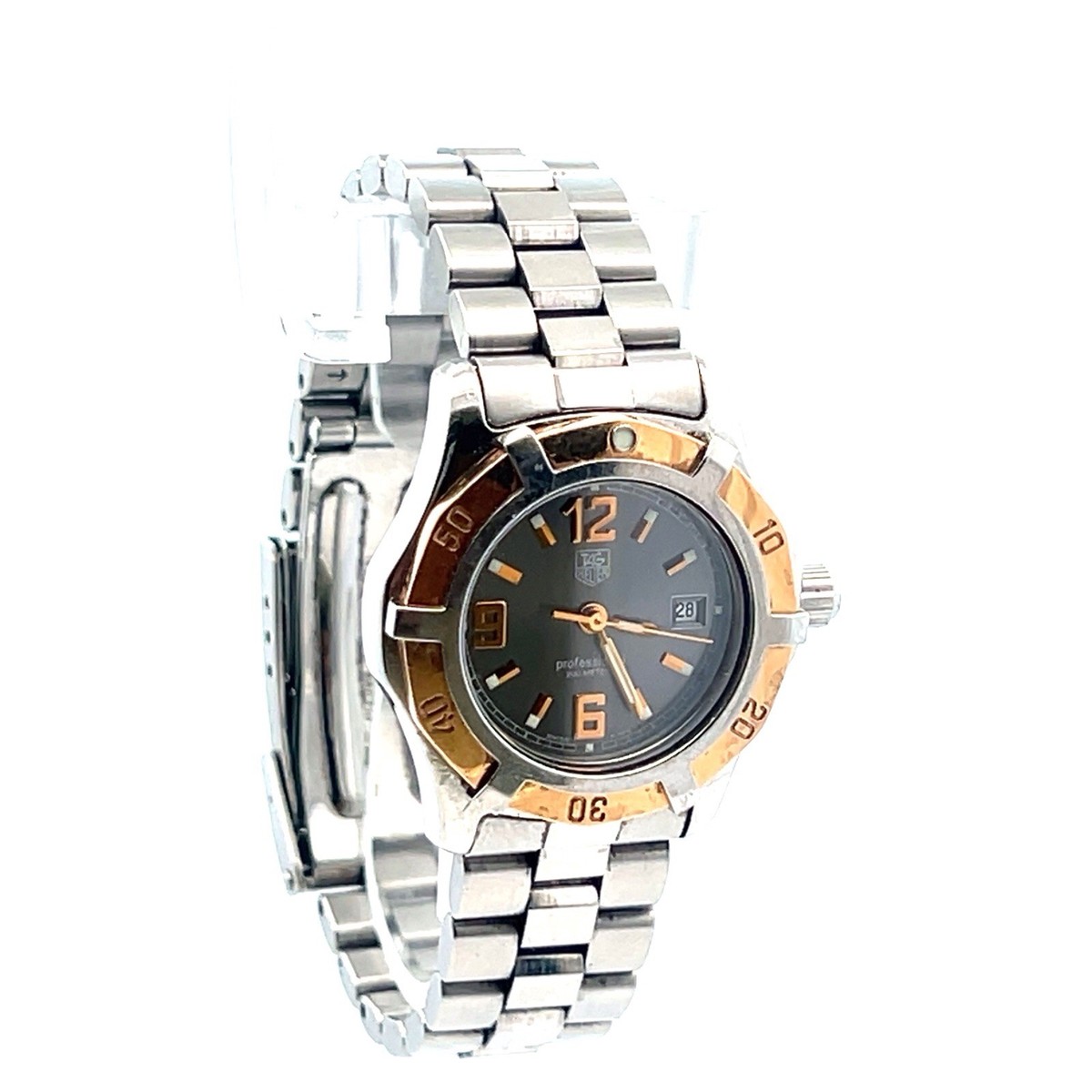 Tag Heuer 2000 Series WN1351 29mm 18k Rose Gold Steel Grey Dial