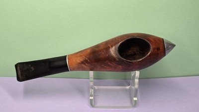 Rare Vintage Jet Tobacco Pipe Made in Italy Briar Rocket Torpedo Atomic Era 5''