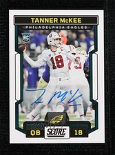 2023 Score Rookies Signatures Tanner McKee #306 Auto wc7