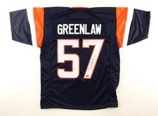 Dre Greenlaw Signed Denver Broncos Jersey (Beckett) Ex Arkansas Razorback / L.B.
