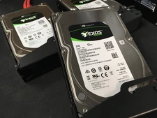 *LOT OF 10* SEAGATE EXOS 7E8 3TB 7.2K 12Gb/s 3.5" SAS ST3000NM003A *512 FORMAT