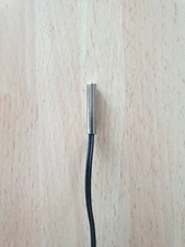 NTC Temperature Sensor 50 KOhm. With 1m cable in stainless steel sleeve. waterproof