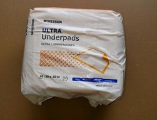 McKesson 10 30x30 Heavy Absorbency Adult Disposable Underpads Puppy Dog Pads
