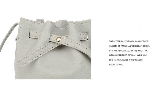 2022 Fashion Solid Color Bucket Bag for Women New Ladies Shoulder Messenger Bags - Picture 18 of 20