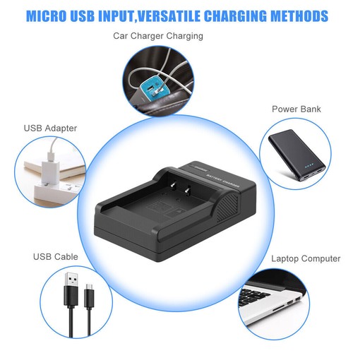 2x 3.7V NP-BN1 Battery+LCD Charger For Sony Cyber-Shot DSC-W330 W310 QX100 QX10 - Picture 3 of 12