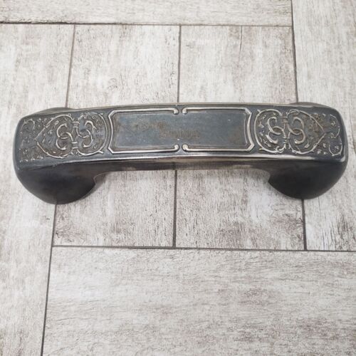 Vintage Leonard Silverplate Telephone Handset Cover Italy Rare - Picture 2 of 11
