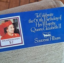 TV Times Souvenir 60th Birthday Queen Elizabeth II Royal Stamp Album 1986