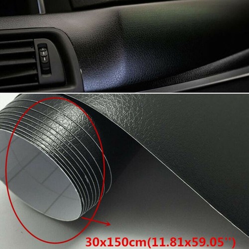 Auto Car Leather Interior Sticker Texture Dashboard Trims Wrap Sheet Film Vinyl - Afbeelding 1 van 5