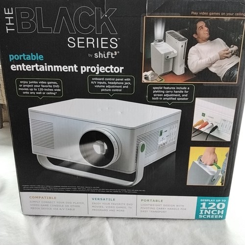 The Black Series Portable Entertainment Projector display up to 120" screen - Picture 5 of 7
