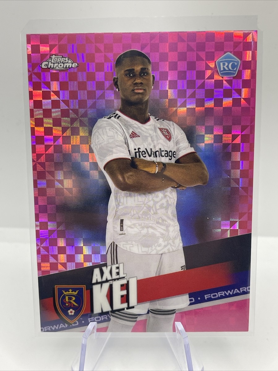 2021-22 Topps Chrome MLS Pink X-fractor Axel Kei Real Salt Lake | eBay