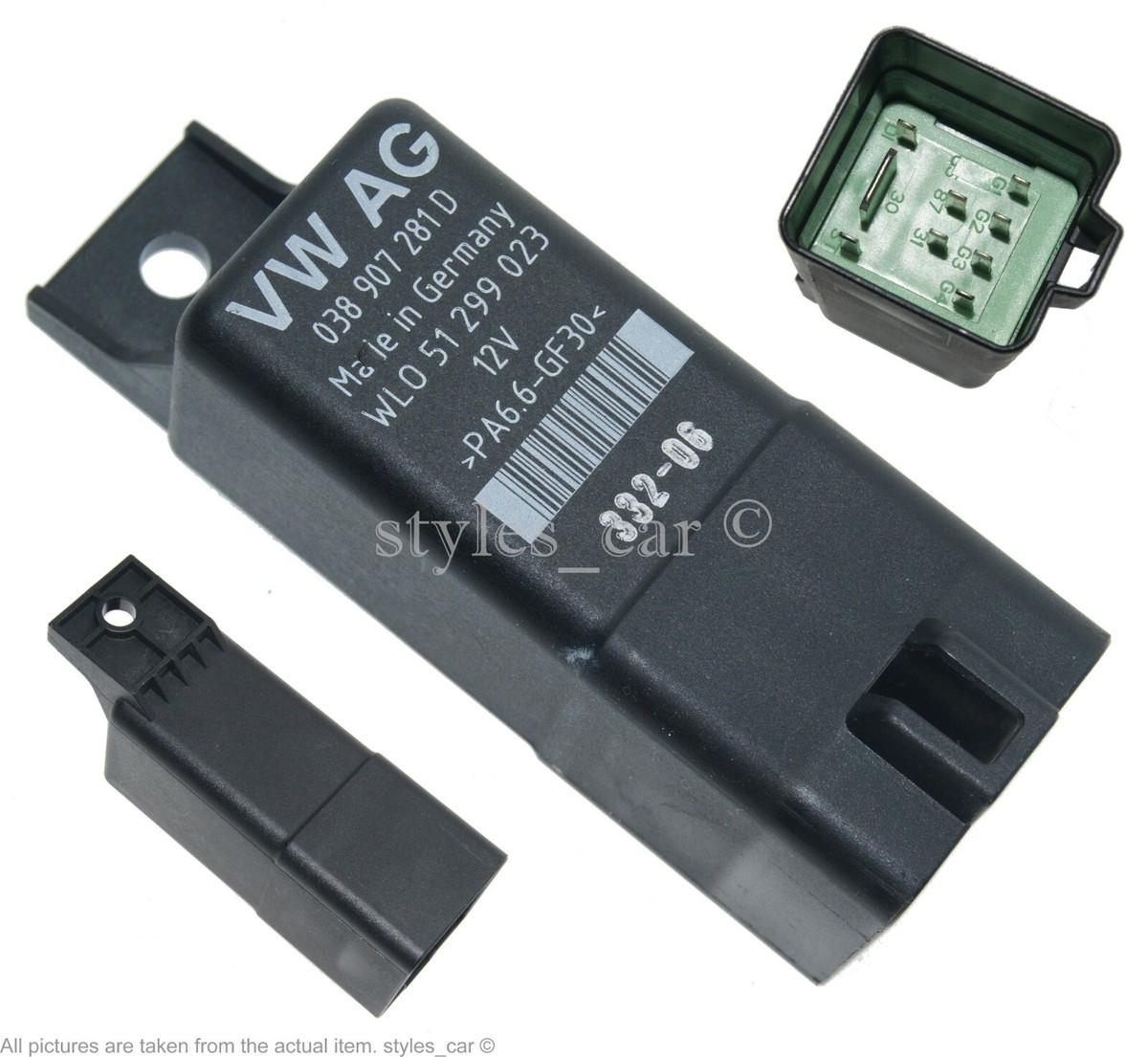 038907281D Genuine Audi VW Seat Skoda Diesel 9-Pin Glow Plugs  