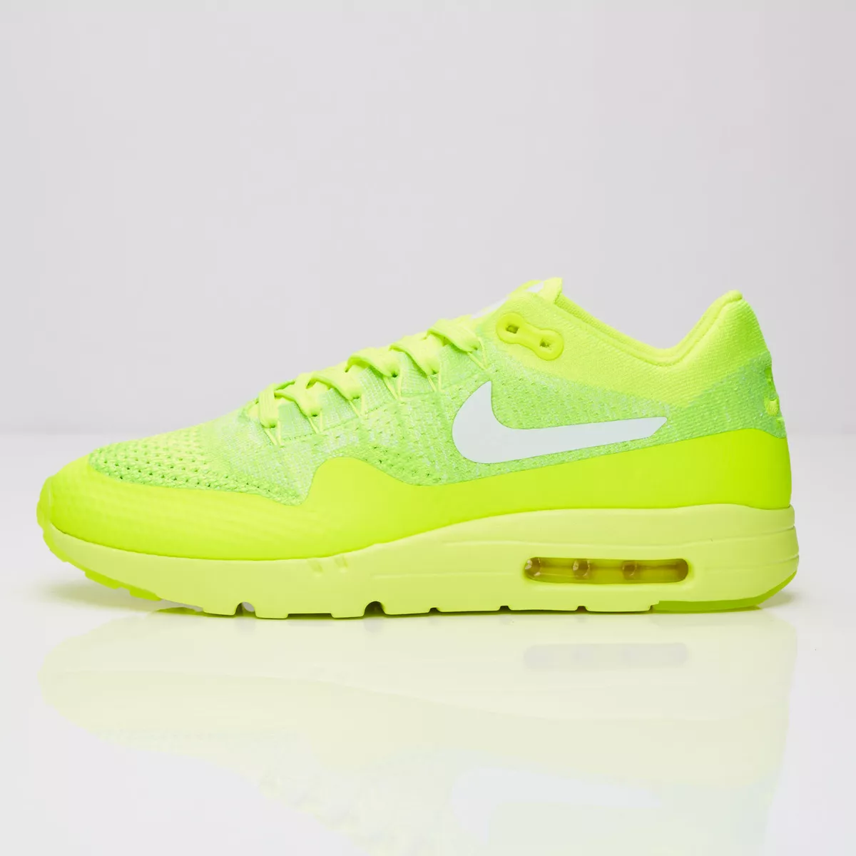 esposa esculpir africano NIKE AIR MAX 1 ULTRA FLYKNIT Size 10.5 VOLT NEON 90 95 97 270 tn plus  vapormax | eBay