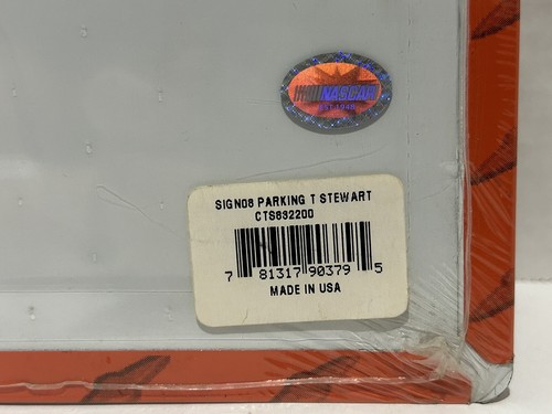 Nascar Reserved For Tony Stewart Fans Only Metal Sign 2008 Winner Circle Mancave - Picture 4 of 8