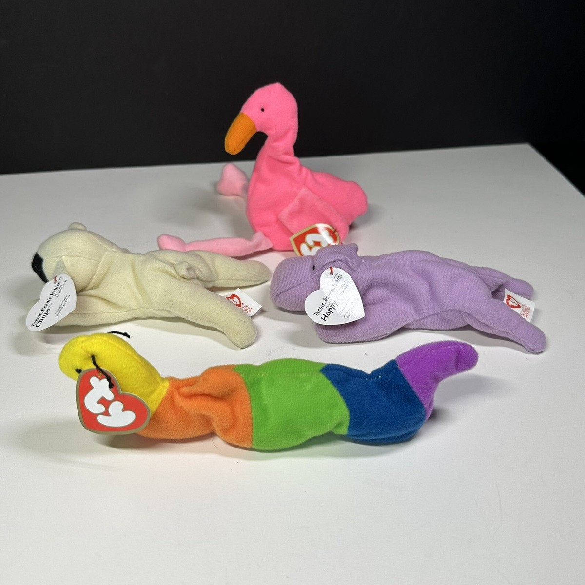 4 McDonalds Happy Meal Toy Ty Teenie Beanie Baby - Inch 4 McDonalds Happy Meal Toy Ty Teenie Beanie Baby - Inch