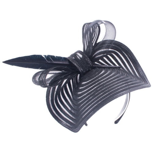 Women Kentucky Derby Fascinator Church Racing Hat Headband Headpiece T428 - Picture 5 of 31